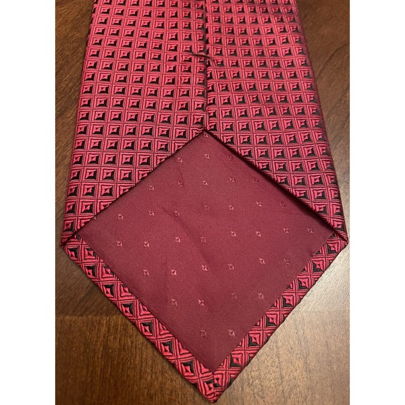 Bill Robin Son, Red, Hand Made, 100% Silk, Made In China - Picture 2 of 9